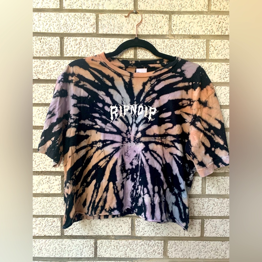 Rip N’ Dip Tie Dye Cropped Tee